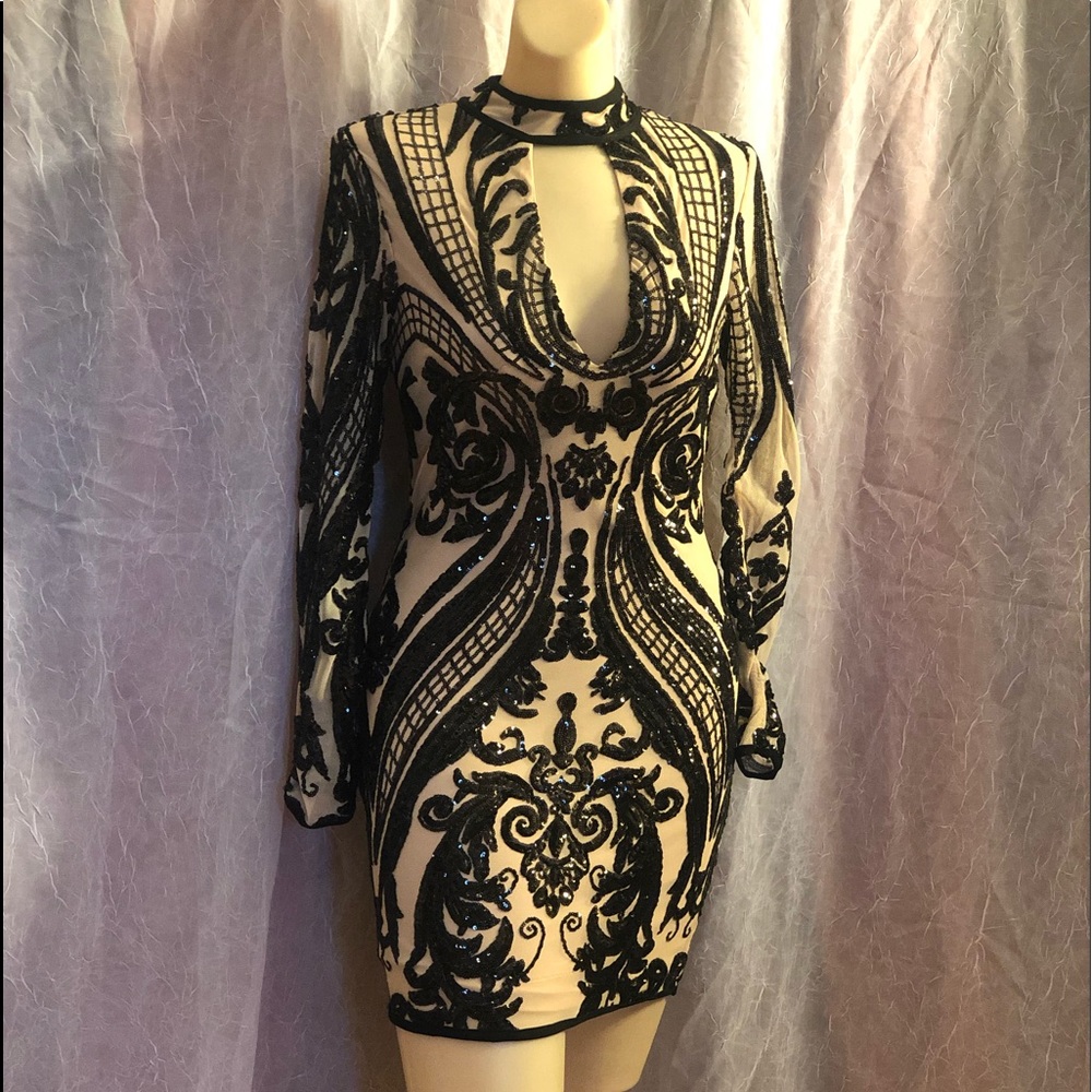 Hot Miami Styles sequins dress